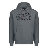 Rock stranger alphabets funny Premium Hoodie - artisFamous