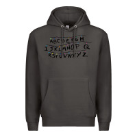 Smoke stranger alphabets funny Premium Hoodie - artisFamous