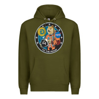 Army Green doge Premium Hoodie - artisFamous