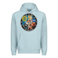 Blue Mist doge Premium Hoodie - artisFamous