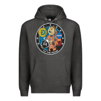 Charcoal Heather doge Premium Hoodie - artisFamous