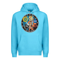 Ocean Blue doge Premium Hoodie - artisFamous