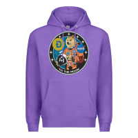 Purple doge Premium Hoodie - artisFamous