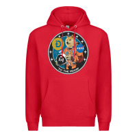 Red doge Premium Hoodie - artisFamous