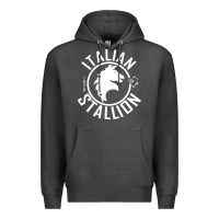 Charcoal Heather Italian Stallion Premium Hoodie - artisFamous
