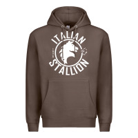 Coffee Italian Stallion Premium Hoodie - artisFamous