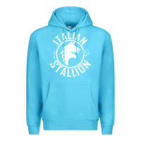 Ocean Blue Italian Stallion Premium Hoodie - artisFamous