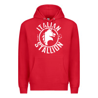 Red Italian Stallion Premium Hoodie - artisFamous