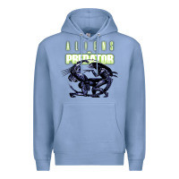 Colony Blue Predator Alien Premium Hoodie - artisFamous