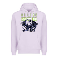 Lilac Predator Alien Premium Hoodie - artisFamous