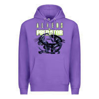 Purple Predator Alien Premium Hoodie - artisFamous