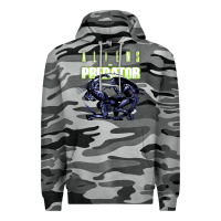 Slate Camo Predator Alien Premium Hoodie - artisFamous