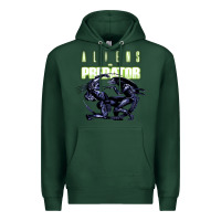 Sports Green Predator Alien Premium Hoodie - artisFamous