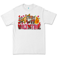 White Nacho Valentine Premium Tee - CowhideDigitalArt