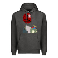 Charcoal Heather Plants vs. Zombies Premium Hoodie - artisFamous
