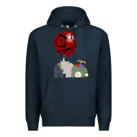Navy Plants vs. Zombies Premium Hoodie - artisFamous