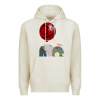 Oatmeal Heather Plants vs. Zombies Premium Hoodie - artisFamous