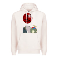 Pale Pink Plants vs. Zombies Premium Hoodie - artisFamous