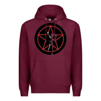 Burgundy Rush Starman Premium Hoodie - artisFamous