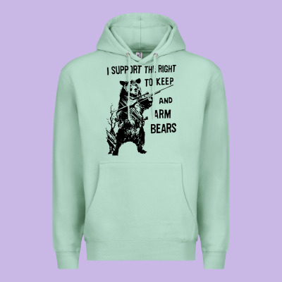 Bear Arms 2nd Amendment Funny Hunting Premium Hoodie Designed By Artisfamous