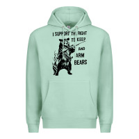 Seafoam bear arms 2nd amendment funny hunting Premium Hoodie - artisFamous