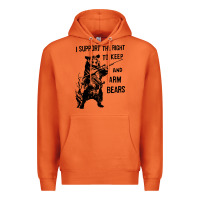 Carrot bear arms 2nd amendment funny hunting Premium Hoodie - artisFamous