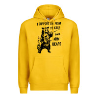 Lemon bear arms 2nd amendment funny hunting Premium Hoodie - artisFamous