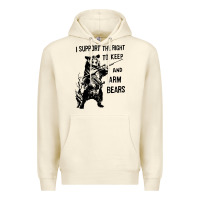 Sandshell bear arms 2nd amendment funny hunting Premium Hoodie - artisFamous