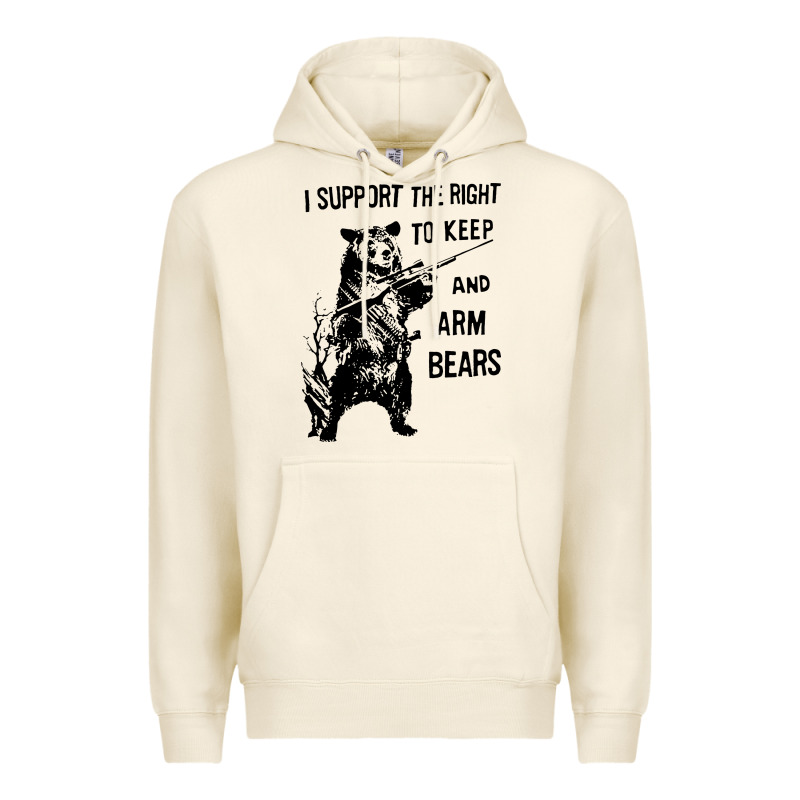 Bear Arms 2nd Amendment Funny Hunting Premium Hoodie by artisFamous | Teevron