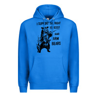 True Royal bear arms 2nd amendment funny hunting Premium Hoodie - artisFamous