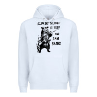 White bear arms 2nd amendment funny hunting Premium Hoodie - artisFamous