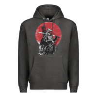 Charcoal Heather Soul of Samurai Premium Hoodie - artisFamous