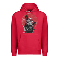 Cardinal Soul of Samurai Premium Hoodie - artisFamous