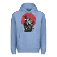 Colony Blue Soul of Samurai Premium Hoodie - artisFamous