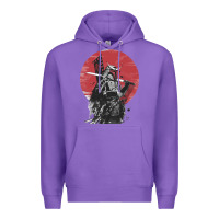 Purple Soul of Samurai Premium Hoodie - artisFamous