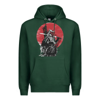 Sports Green Soul of Samurai Premium Hoodie - artisFamous
