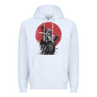 White Soul of Samurai Premium Hoodie - artisFamous