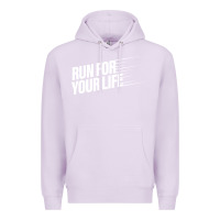 Lilac run for your life Premium Hoodie - artisFamous