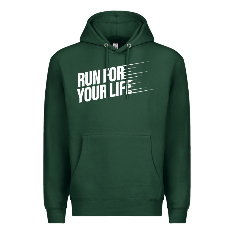 Run For Your Life Premium Hoodie by artisFamous | Teevron