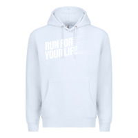 White run for your life Premium Hoodie - artisFamous