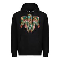 Black wild soul thunderbird Premium Hoodie - BarkalooDesign