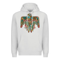 Dove Grey wild soul thunderbird Premium Hoodie - BarkalooDesign