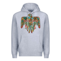 Heather Grey wild soul thunderbird Premium Hoodie - BarkalooDesign