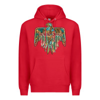 Red wild soul thunderbird Premium Hoodie - BarkalooDesign