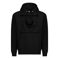 Black Screeching Weasel Beat Is On The Brat Premium Hoodie - artisFamous
