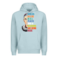Blue Mist women belong in all places r.u.th bader gins.burg r.b.g t shirt Premium Hoodie - artisFamous