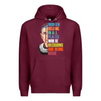 Burgundy women belong in all places r.u.th bader gins.burg r.b.g t shirt Premium Hoodie - artisFamous