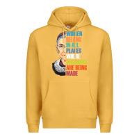 Mustard women belong in all places r.u.th bader gins.burg r.b.g t shirt Premium Hoodie - artisFamous