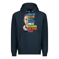 Navy women belong in all places r.u.th bader gins.burg r.b.g t shirt Premium Hoodie - artisFamous