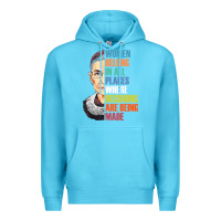 Ocean Blue women belong in all places r.u.th bader gins.burg r.b.g t shirt Premium Hoodie - artisFamous